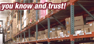 Stocking the brands you know and trust!