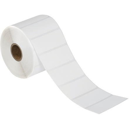 3 x 1 <span class='fraction'>1/2</span>"  White Desktop Direct Thermal Labels